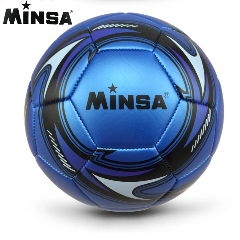 New Brand 2018 MINSA Official Standard Soccer Ball Size 5 Training Futebol Football Ball futbol Match Voetbal Bal