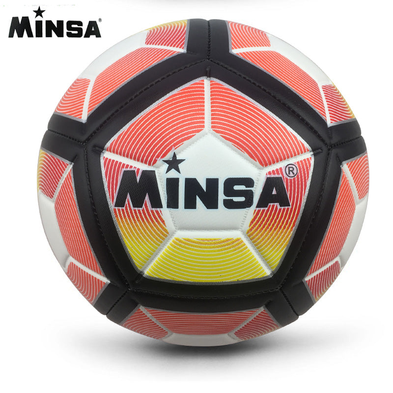 2018 New Brand MINSA PU Soccer Ball Official Size 5 Football Goal League Ball Outdoor Sport Training Balls futbol voetbal bola
