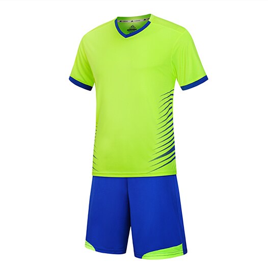 Adult and Kids Football Jerseys Boys Girl Blank Soccer Clothes Sets Short Sleeve Tracksuit Suit Uniforms Children Soccer Jersey