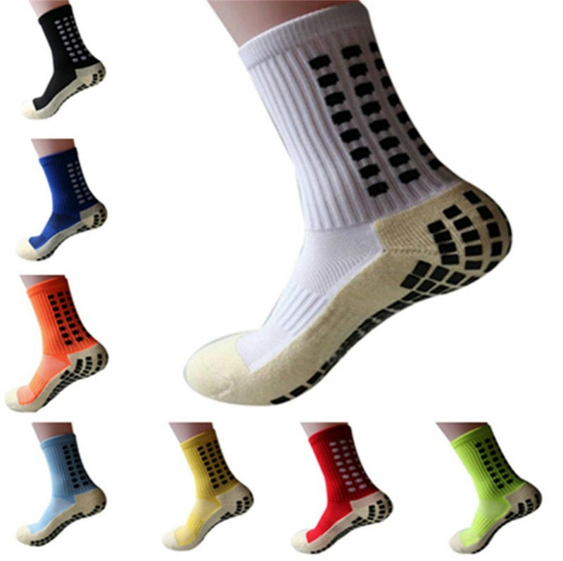 New Sports Anti Slip Soccer Socks Cotton Football Men Socks Calcetines (The Same Type As The Trusox)