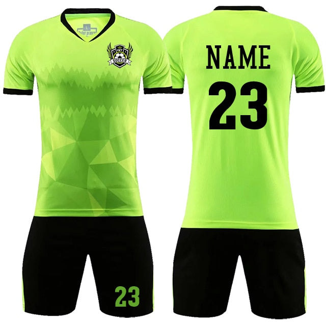 2020 Men Football uniform Kids football soccer jersey Sport soccer shirt Kit Child tracksuits sportswear clothes for men kit