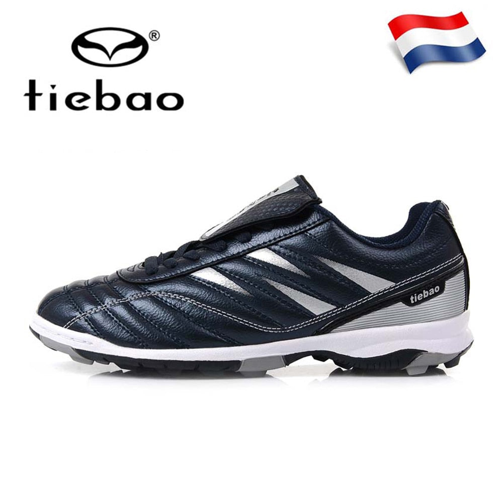 Russian Warehouse! TIEBAO Men Women TF Turf Rubber Soles Football Boots Outdoor Sports Training Soccer Shoes Sneakers EU 39-45