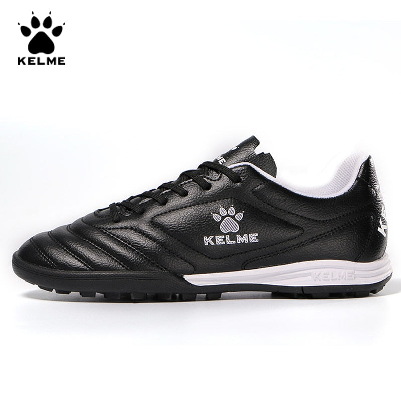 KELME Professional Futsal Football Boots Soccer Shoes Original Football Cleats TF Black Sneakers Men Soccer Futsals 871701