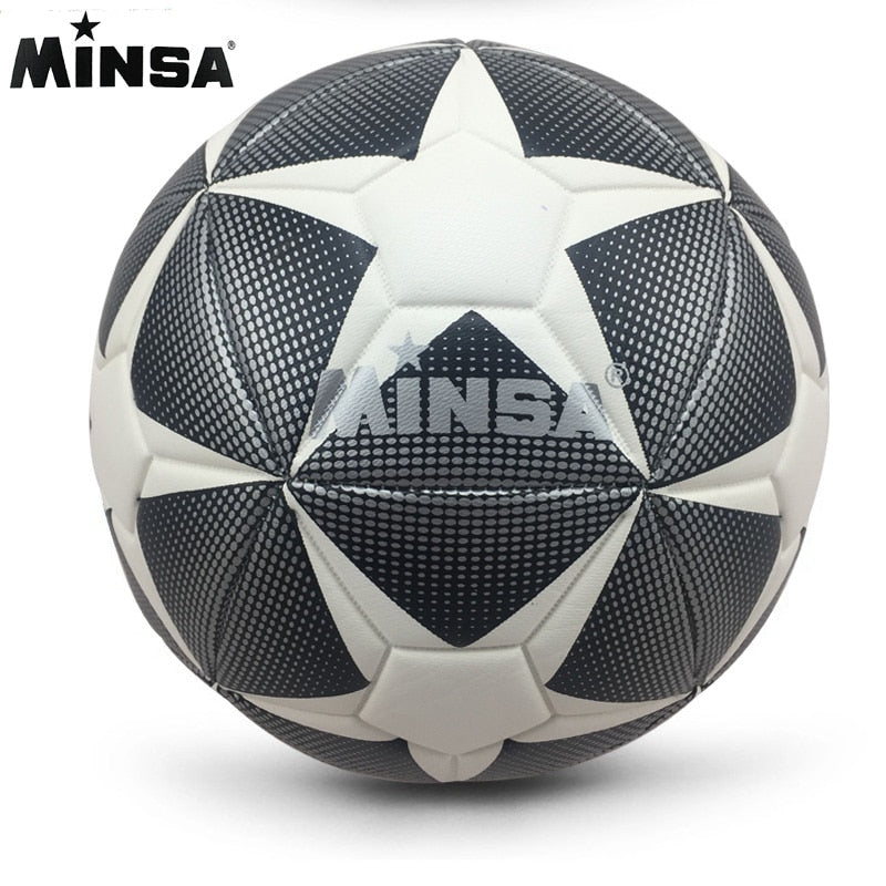 New Brand MINSA High Quality A+++ Standard Soccer Ball PU Soccer Ball Training Balls Football Official Size 5 and Size 4 bal