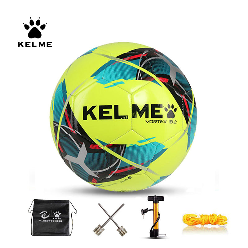 KELME Professional Football Soccer Ball TPU Size 3 Size 4 Size 5 Red Green Goal Team Match Training Balls 9886130