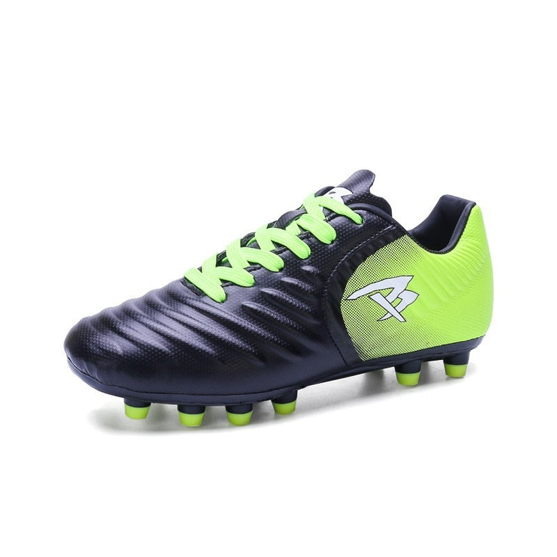 Kid Shock Absorption Breathable Soccer Shoes Spikes Professional Boys Football Sneakers Children Training Football Shoes AA11229