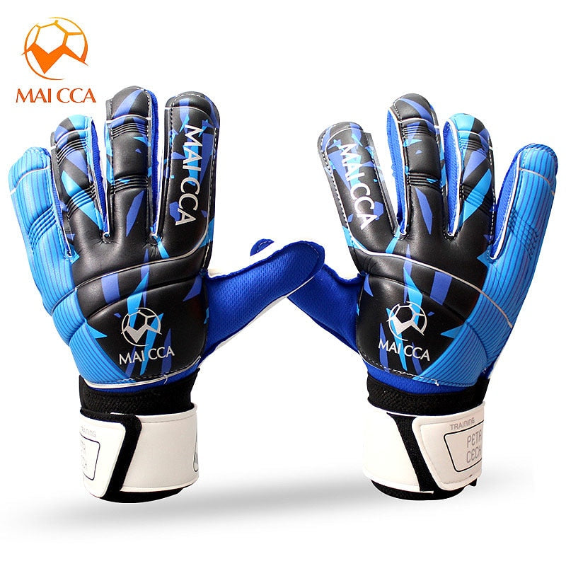 MAICCA Adult Professional Socce Goalkeeper Gloves Football Finger Protection Soccer Football Latex  Goalie Gloves with Super