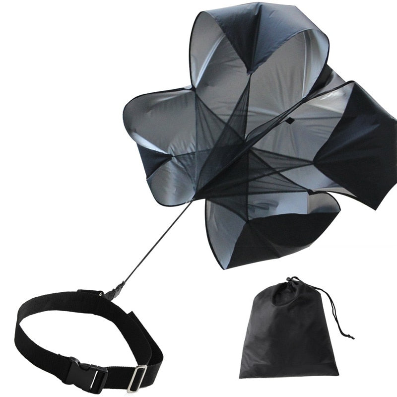 Running Speed Training Resistance Parachute Fitness Explosive Power Training for Sprint Running Size 5 Football Soccer Drilling