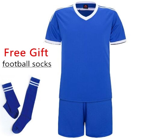 New Children Football Jerseys Boys Soccer Clothes Sets Short Sleeve Kids Football Uniforms Kids Soccer Tracksuit Jersey