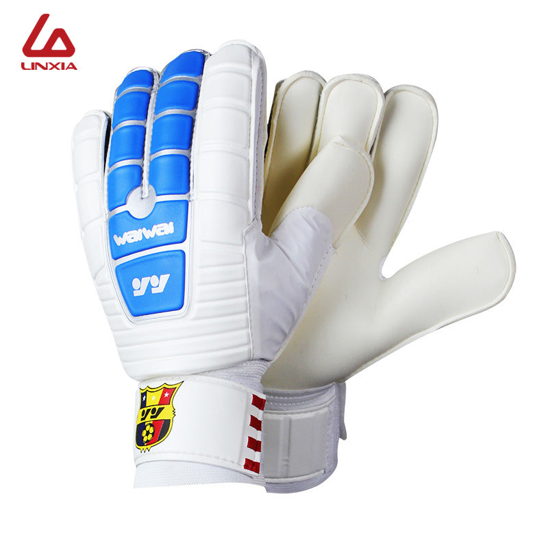 2018 Professional Soccer Goalkeepers Glvoes Latex Finger Protection Non-Slip Men Football Gloves futebol futbol luva de goleiro